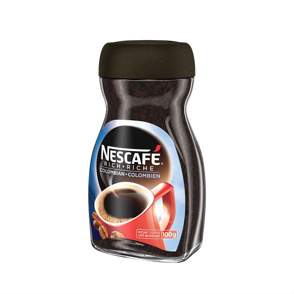 NESCAFE, Rich Colombian, Instant Coffee, 100g/3.5oz., Jar, {Imported from Canada}