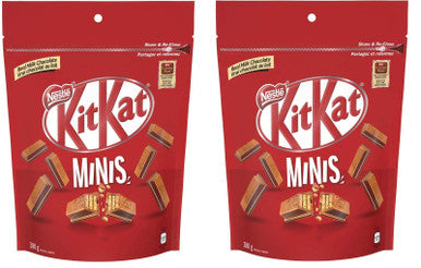 Kit Kat Chocolate Minis 380g/13.4oz., Pouch, 2pk., {Imported from Canada}