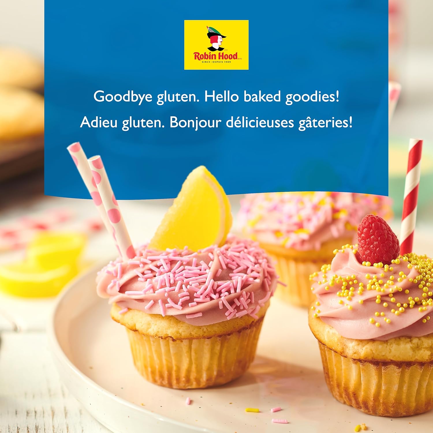 Robin Hood Gluten Free All Purpose Flour Blend, 907g/32oz - Cupcakes