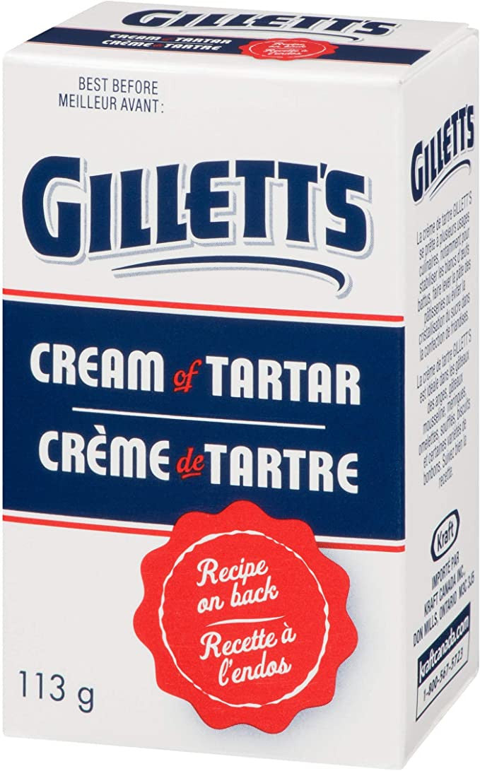 Gillett's Cream of Tartar, 113g/4 oz., {Imported from Canada}