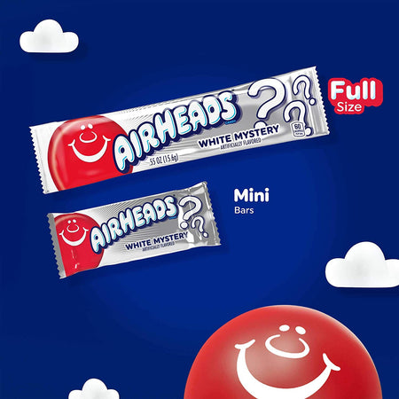 Airheads Candy Individually Wrapped Bars, White Mystery, 0.55 Ounce (Pack of 36) {Imported from Canada}