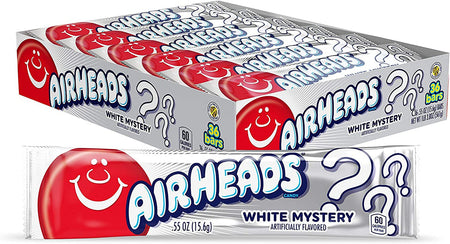 Airheads Candy Individually Wrapped Bars, White Mystery, 0.55 Ounce (Pack of 36) {Imported from Canada}