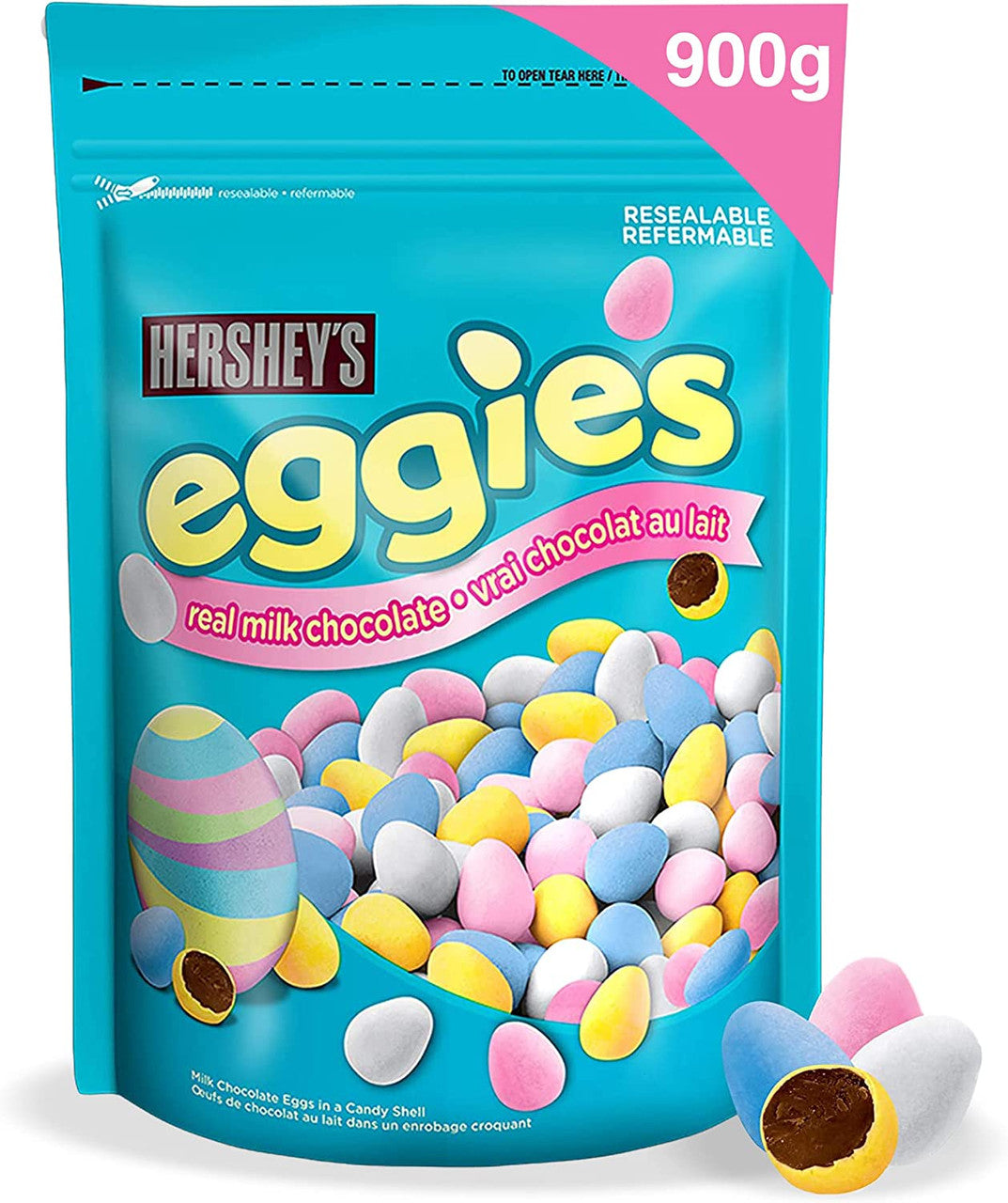 Hershey's Real Milk Chocolate Easter Eggies, 900g/31.5 oz. {Imported from Canada}