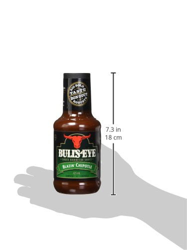 BULL'S EYE BBQ Sauce - Blazing Chipotle, 425ml/14oz, (Imported from Canada)