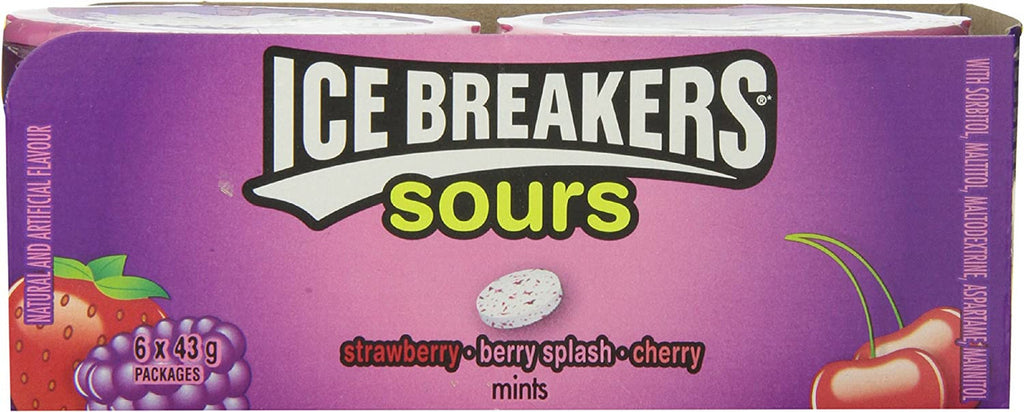 Ice Breakers Berry Sours Original Sours, 1.5oz Pucks(6pk) {Canadian}