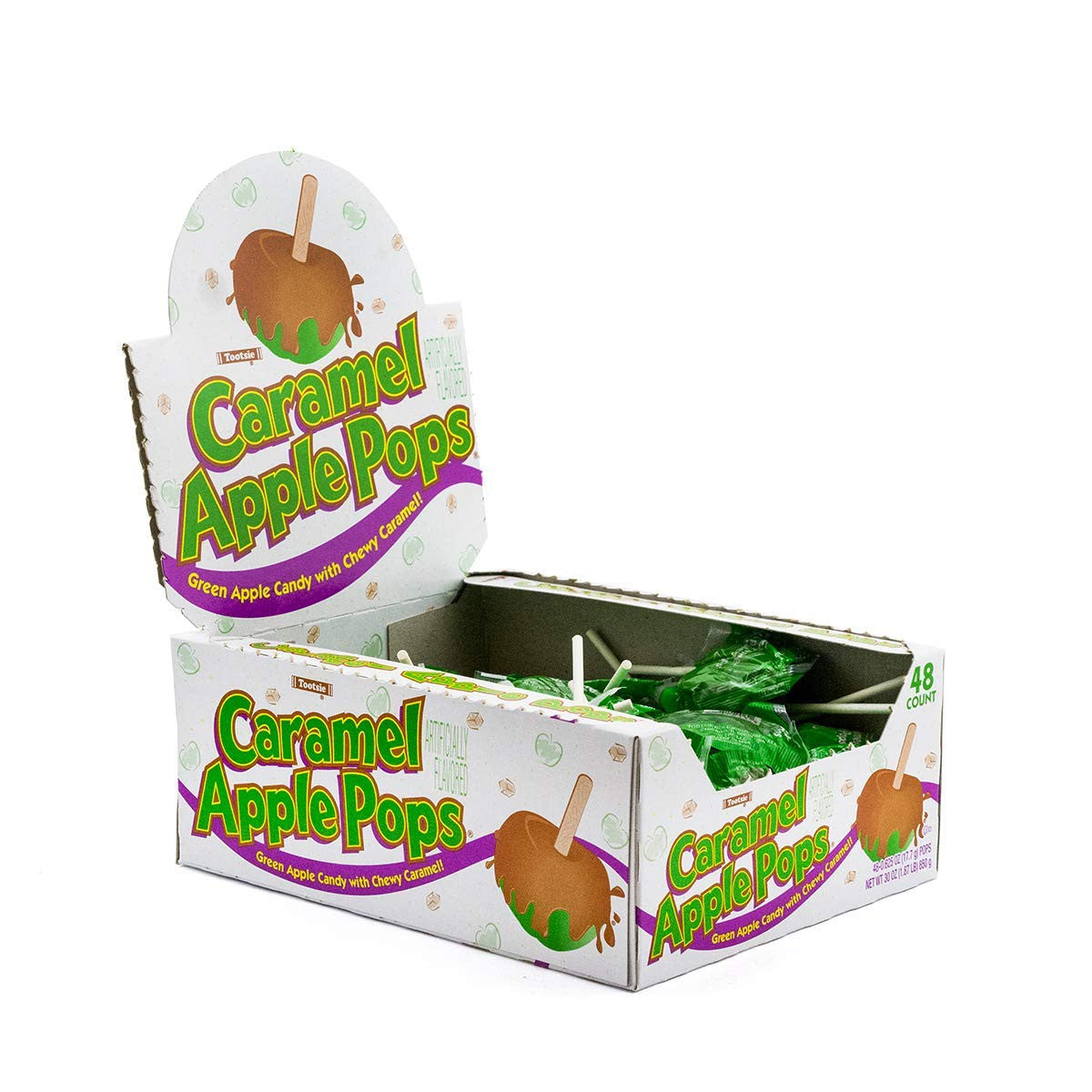 Tootsie, Caramel Apple Pops, 48-Count, 2 Pack,  {Imported from Canada}