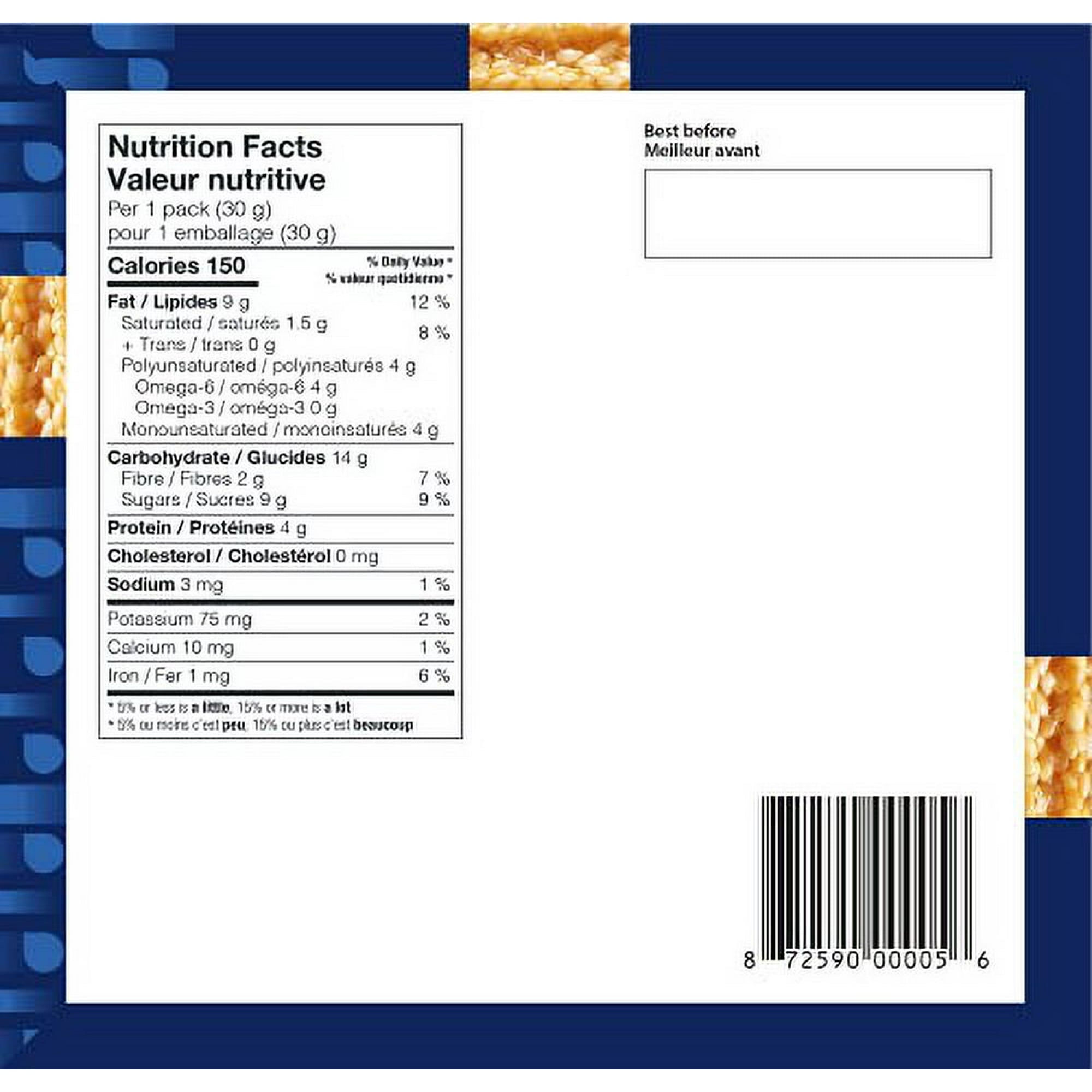 Sesame Snaps, Ready To Eat Snack Bars, 24 Pack, 30g each, 720g/25.3 oz