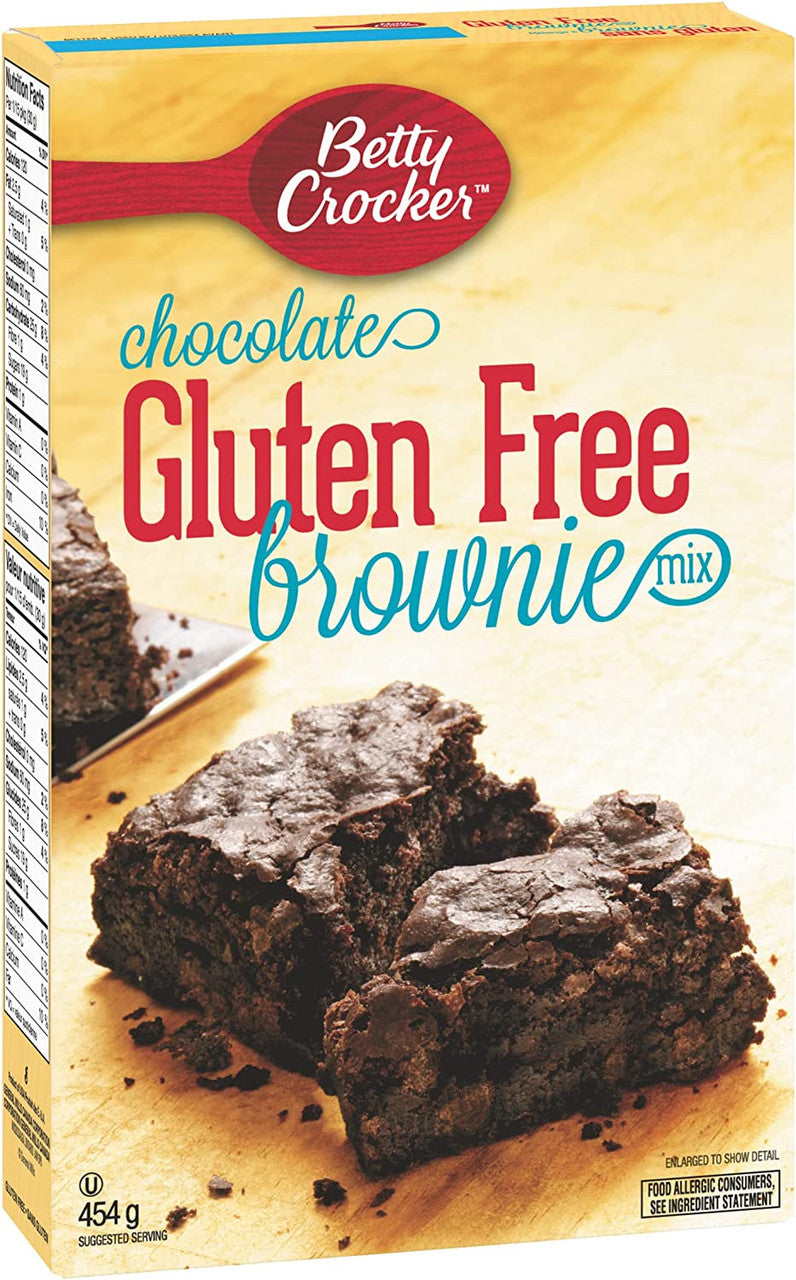 Betty Crocker Chocolate Gluten Free Brownie Mix, 454g/16 oz. Box