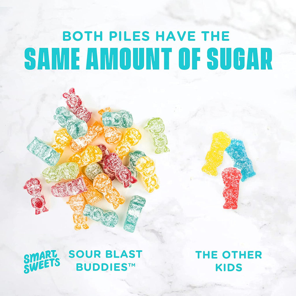 Smart Sweets Sour Blast Buddies, 50g/1.75 oz. Bag {Imported from Canada}