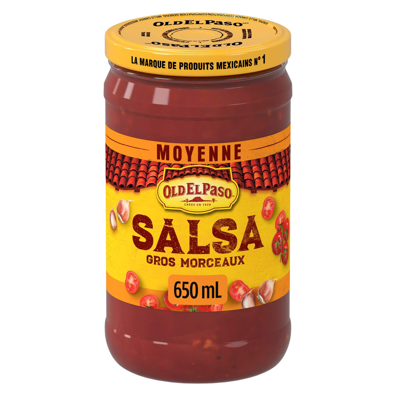 Old El Paso Thick 'n Chunky Medium Salsa, 650ml/22 oz., {Imported from Canada}