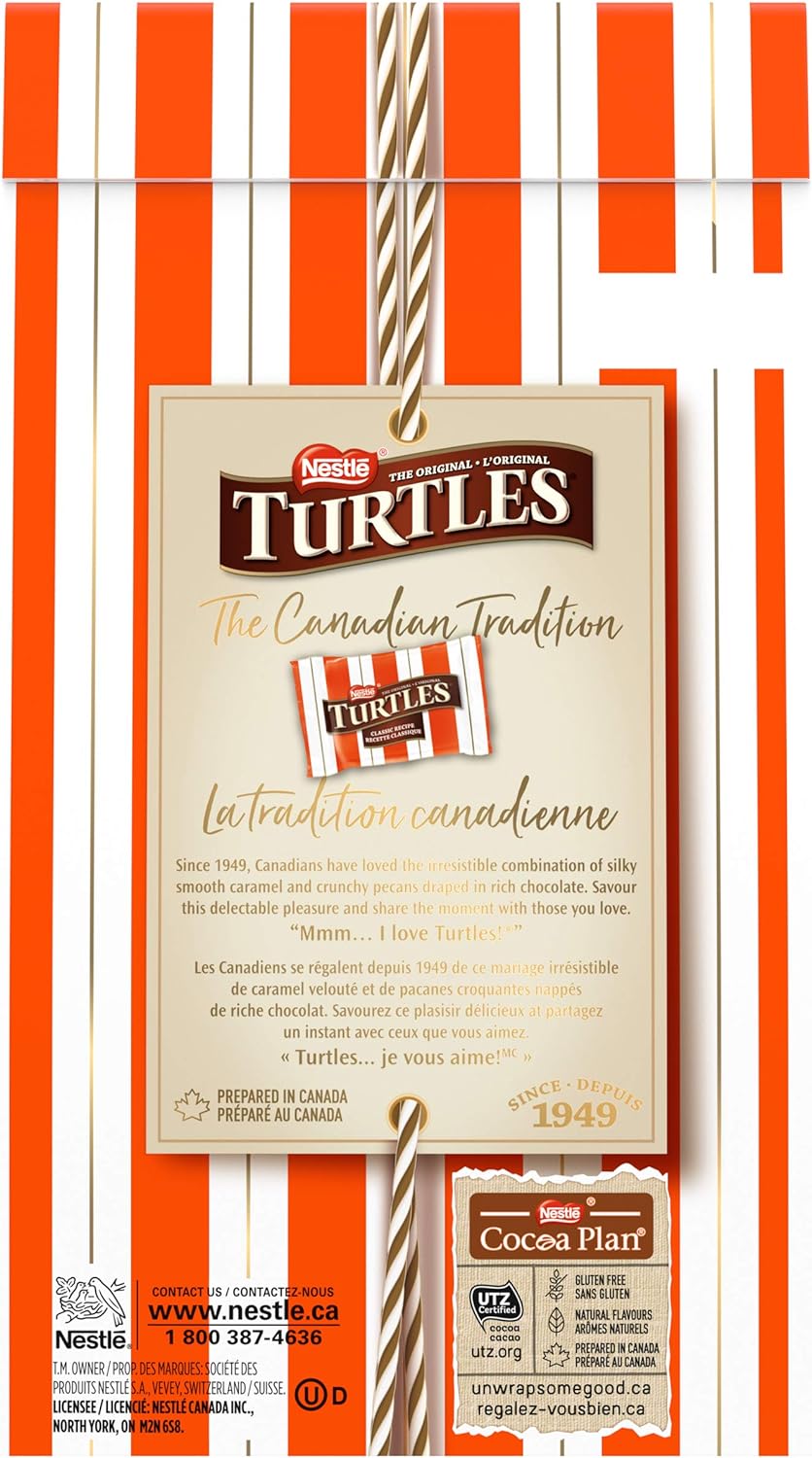 Nestle the Original Classic Turtles, 160g/5.6 oz. Bag {Imported from Canada}