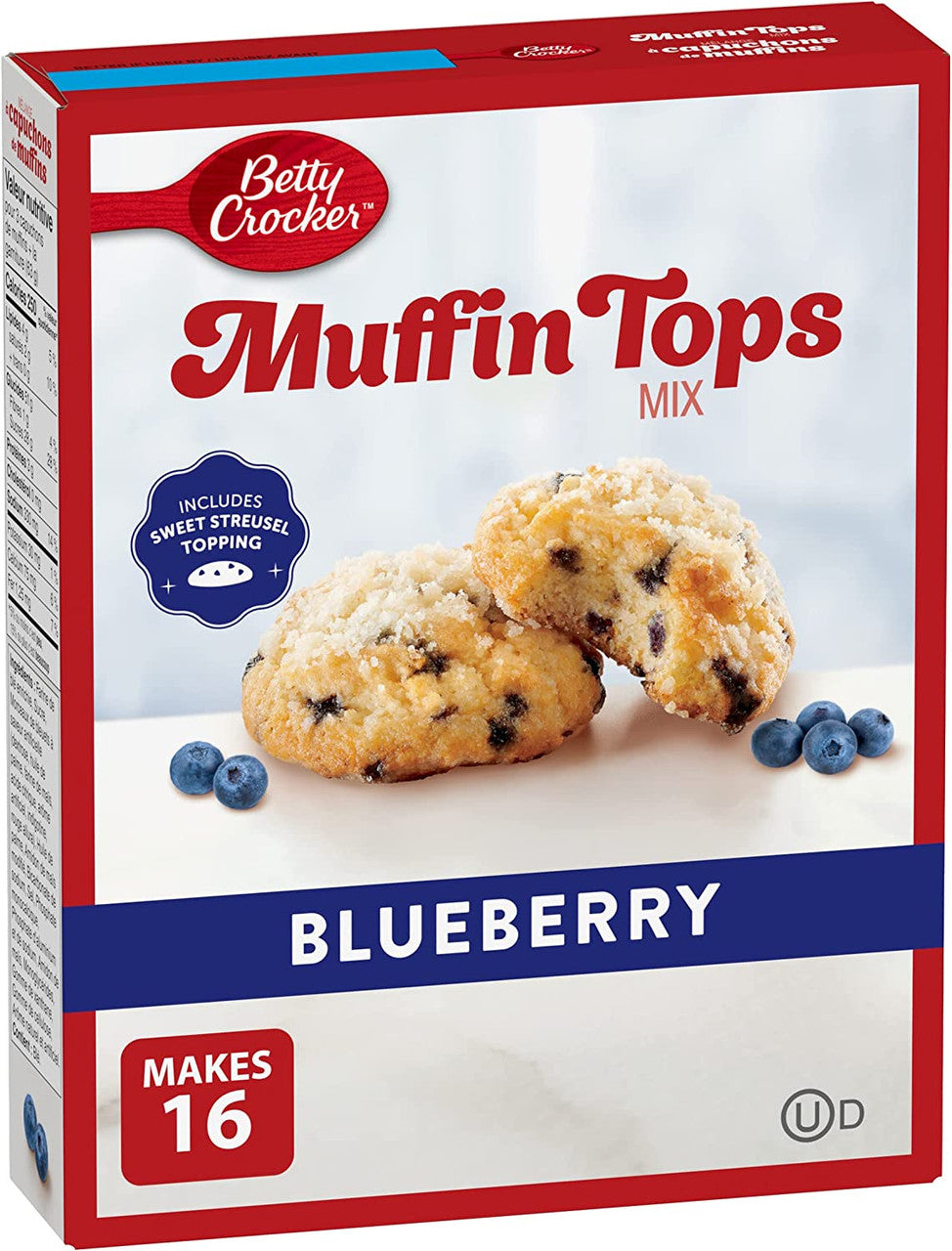 Betty Crocker Blueberry Muffin Tops Mix, 337g/11.8 oz. Box {Imported from Canada}