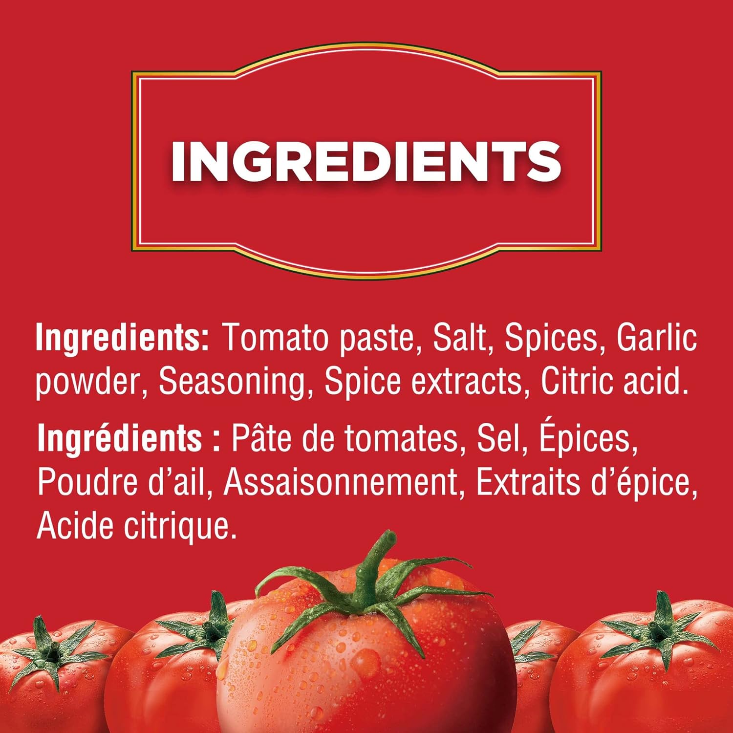 Hunt's Herbs & Spices Paste made from Tomatoes, 156ml/5.5 oz. Can {Imported from Canada}