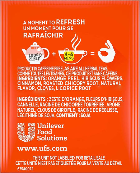 Lipton Refresh Orange Herbal Tea Bag