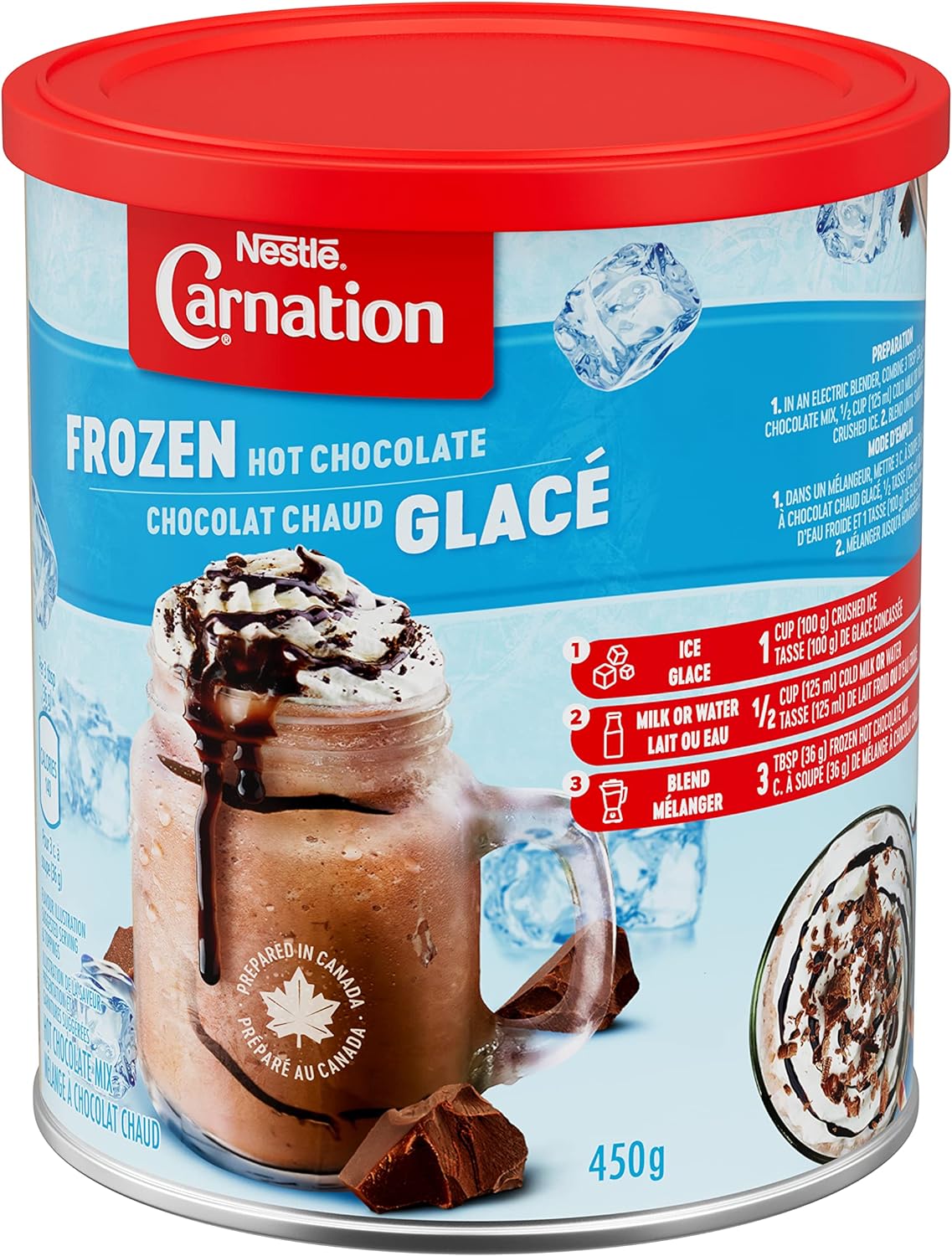 Nestle Carnation Frozen Hot Chocolate Mix, 450g/15.7 oz