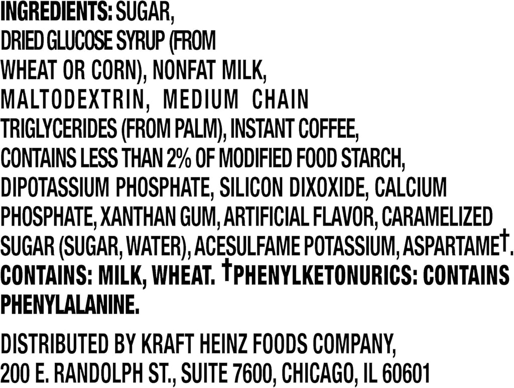 Maxwell House Iced Latte with Foam, Hazelnut Flavored, 6 packets, 165g/6 oz. Box