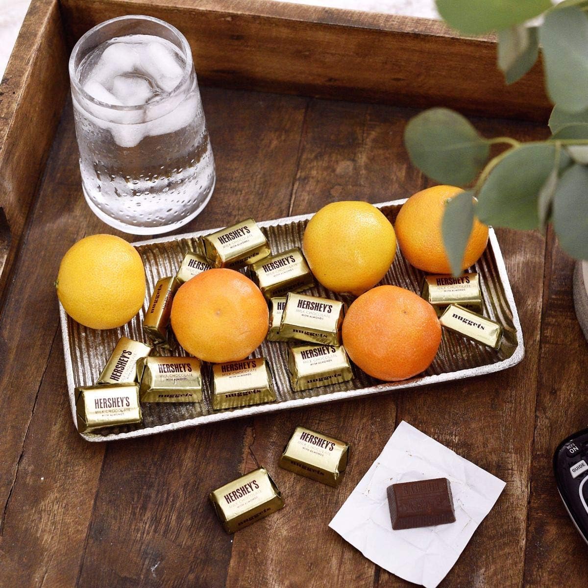 Hershey's Nuggets Almonds Collection, Milk Chocolate with Almonds, 630g/22 oz