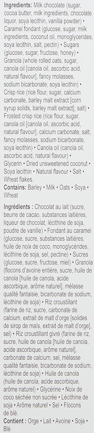 Kirkland Signature Dipped & Chewy Caramel Granola Bars, 48 Bars, 1.49kg/3.3 lb