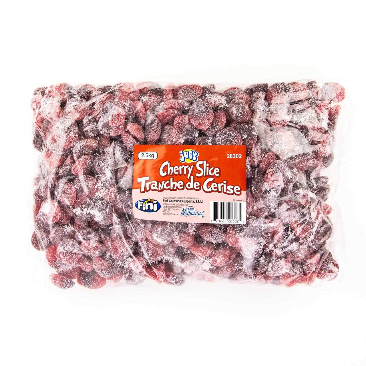 Juby Cherry Slices Gummies Candy, 2.5 kg/5.5lbs {Imported from Canada}