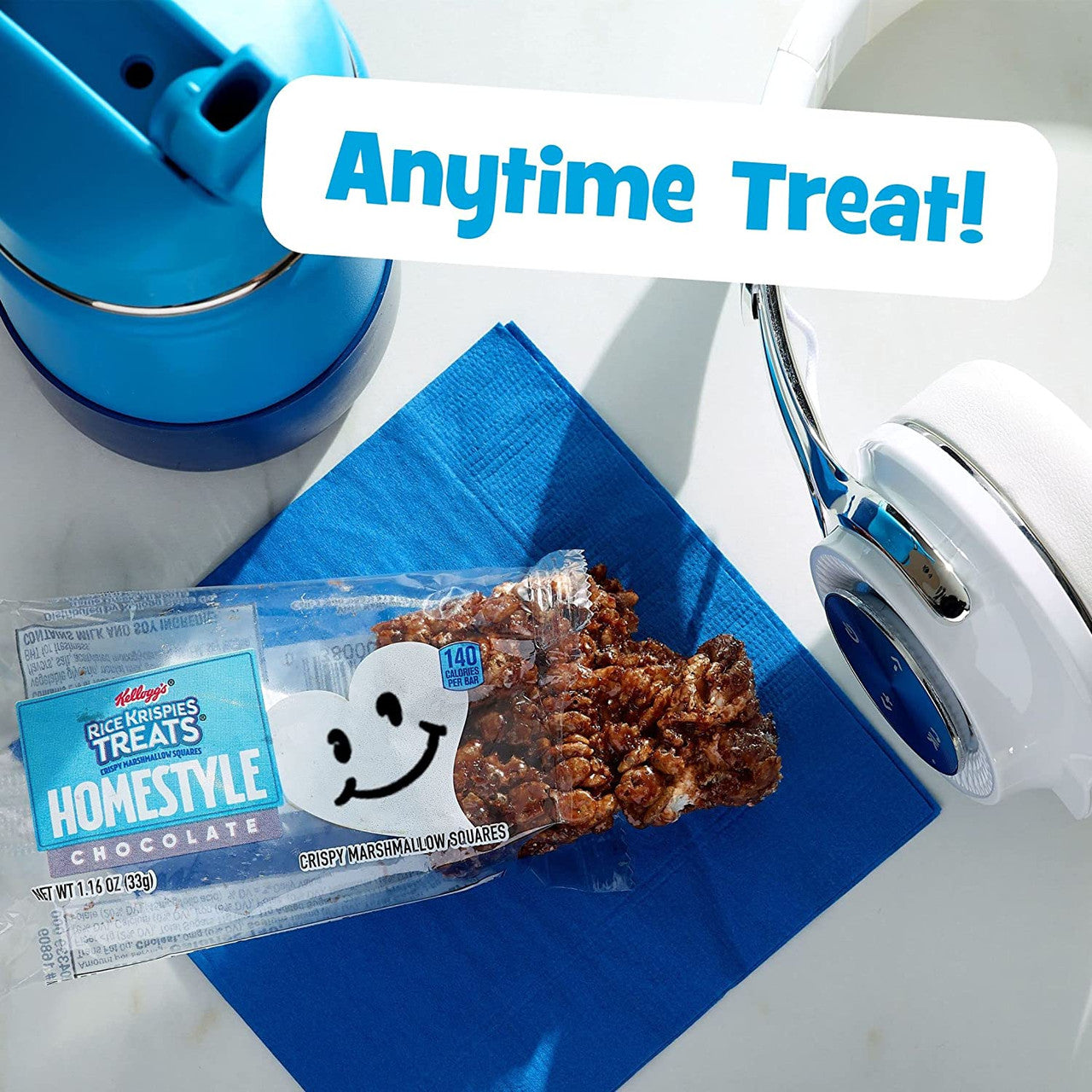 Kellogg's Rice Krispies Homestyle Bars, Chocolate Flavor, (6ct) 198g/6.9 oz {Imported from Canada}