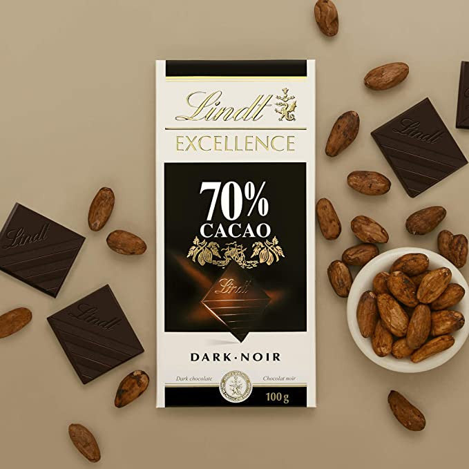 Lindt Chocolate Excellence Madagascar 70% Cacao 100g/3.5oz. {Imported from Canada}