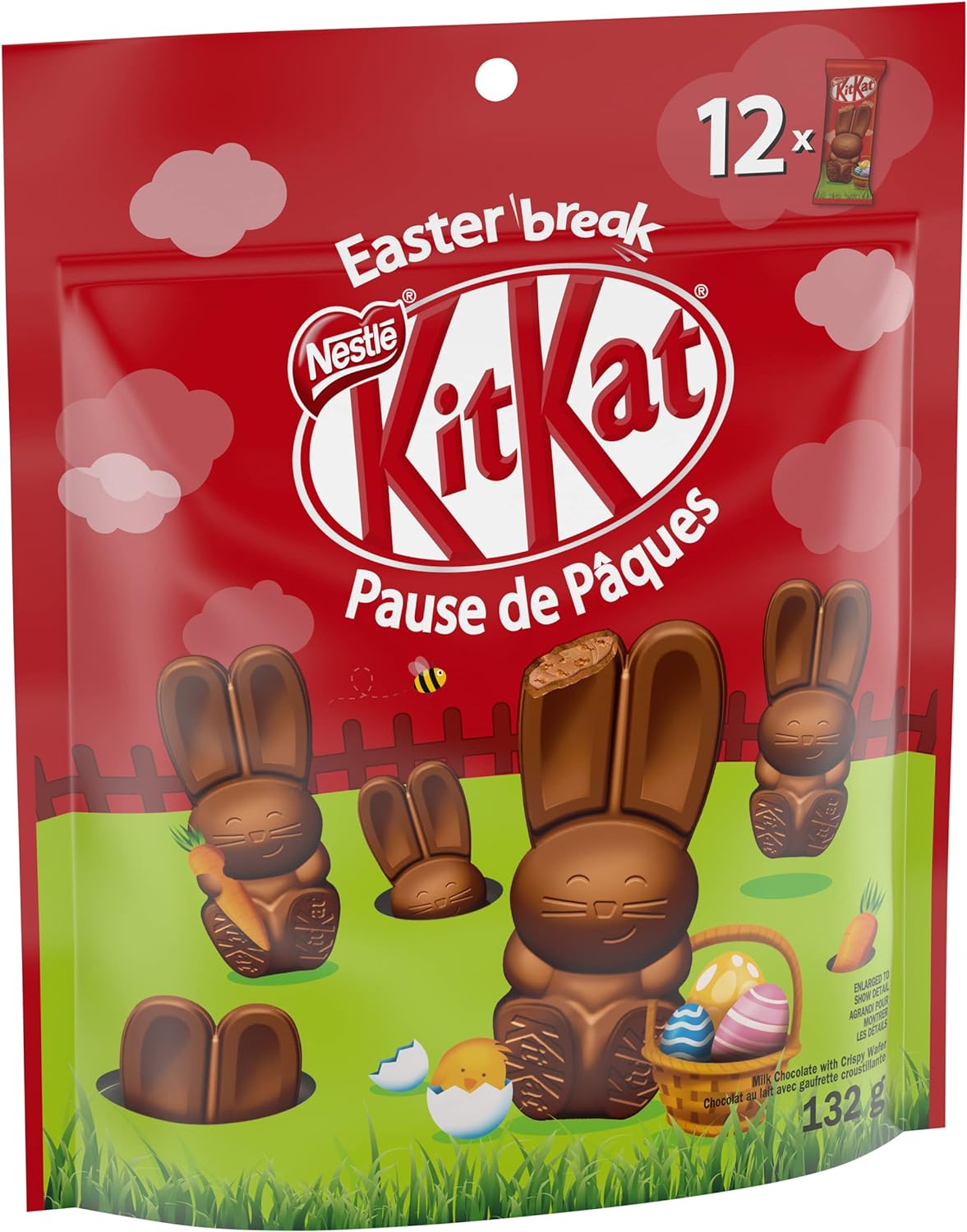 Nestle Kit Kat Mini Bunnies Easter Chocolate, 132g/4.6 oz