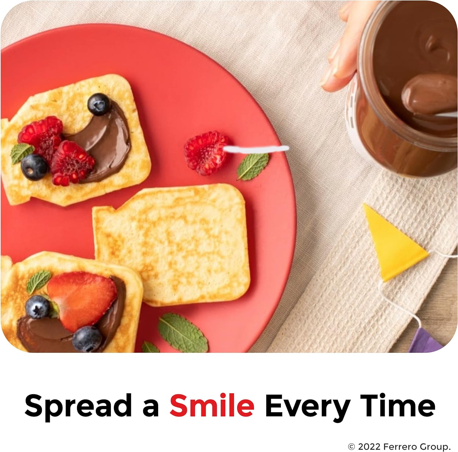 Nutella Hazelnut Spread with Cocoa, Single Portion Packets, 120x15g/0.5 oz