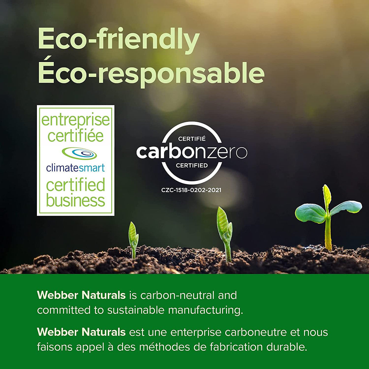 Eco-friendly label of Webber Naturals Osteo Joint Ease Formula caplets With InflamEase, 80 Caplets