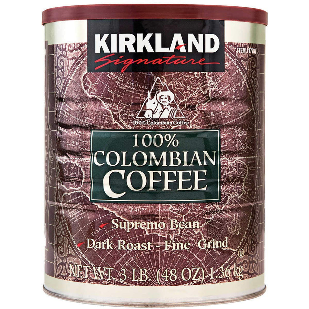 Kirkland Signature Supremo Bean Ground Coffee, 1.36kg/3lbs. {Canadian}