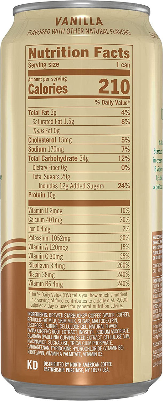 Doubleshot Vanilla Coffee & Energy Drink, 444mL/15.5 fl. oz. Bottle {Imported from Canada}