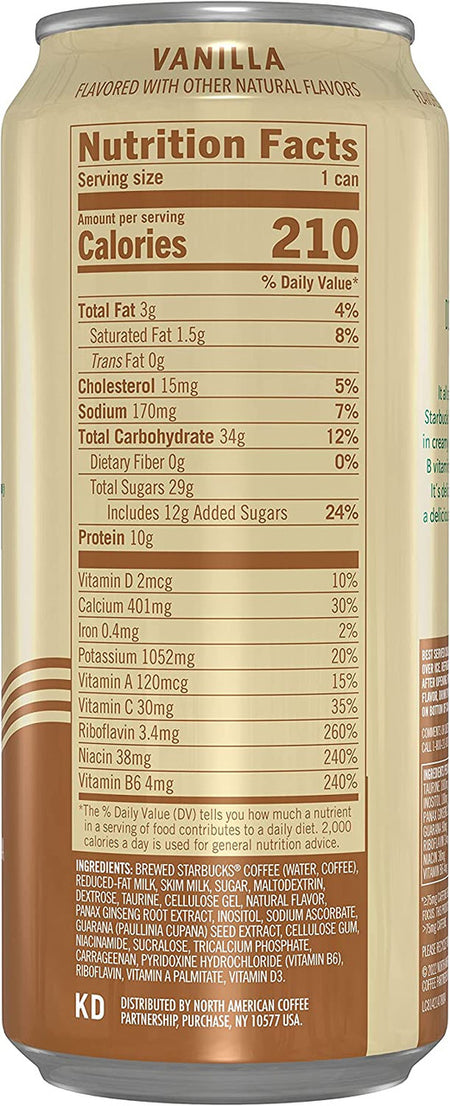 Doubleshot Vanilla Coffee & Energy Drink, 444mL/15.5 fl. oz. Bottle {Imported from Canada}