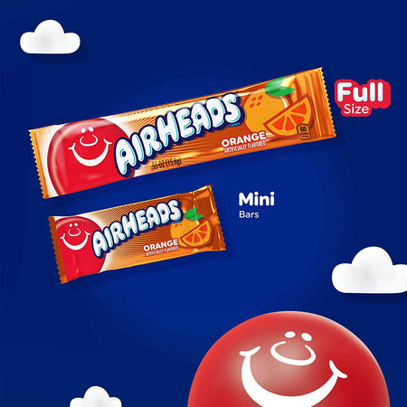 Airheads Candy Individually Wrapped Bars, Orange, 0.55 Ounce (Pack of 36) {Imported from Canada}