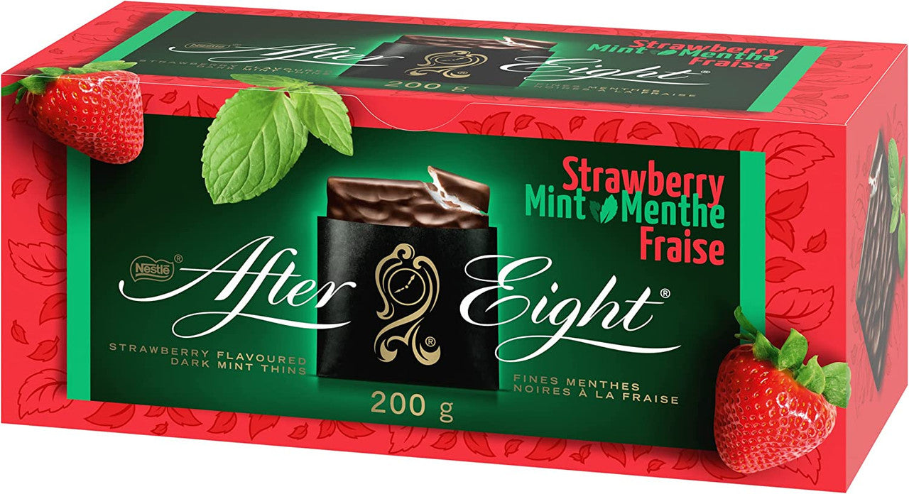 After Eight Strawberry Mint Chocolate, 200g/7 oz. Box {Imported