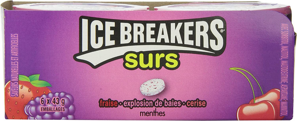 Ice Breakers Berry Sours Original Sours, 1.5oz Pucks(6pk) {Canadian}