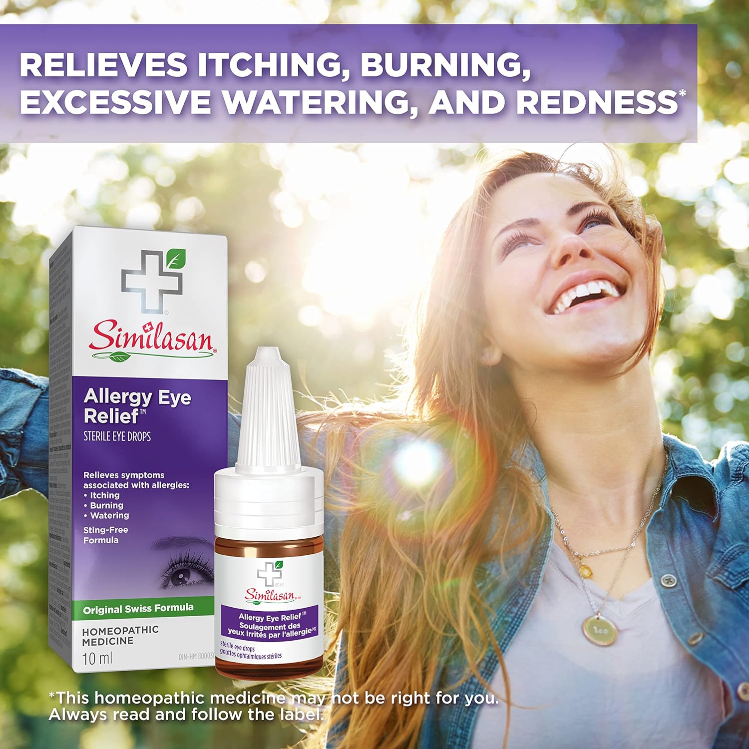 Similasan Allergy Eye Relief, Homeopathic Medicine, 10mL Bottle {Imported from Canada}