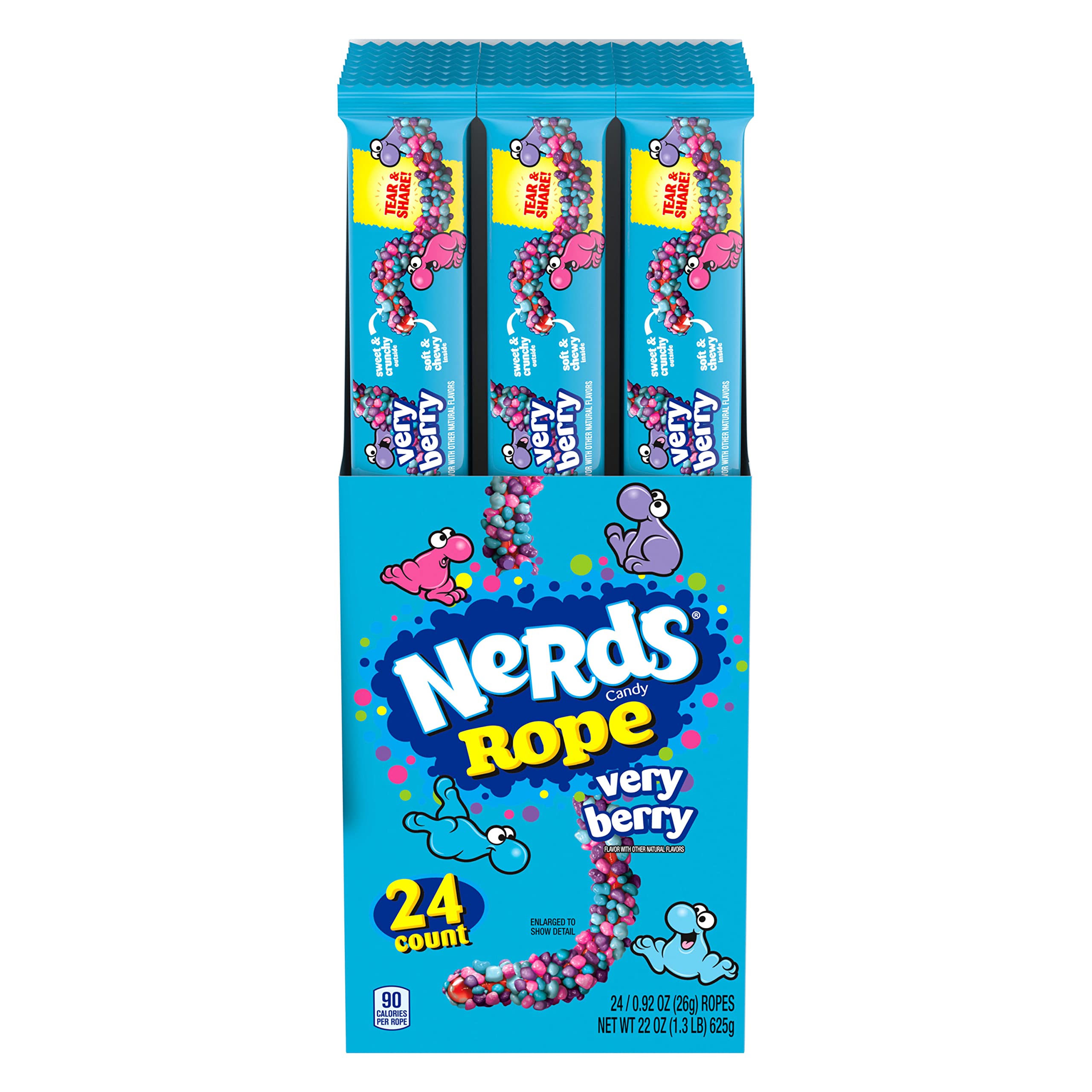 Nerds Rope Very Berry 24 count front