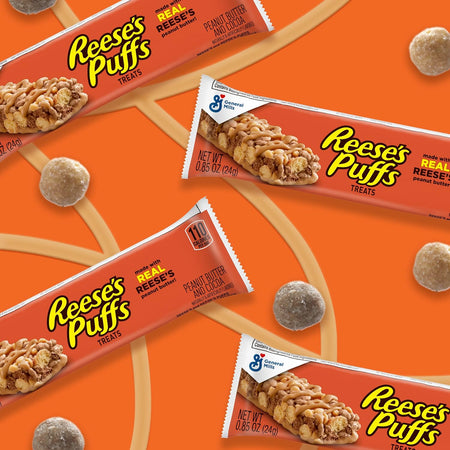 Reese's Puffs Peanut Butter & Cocoa Flavor Cereal Bars