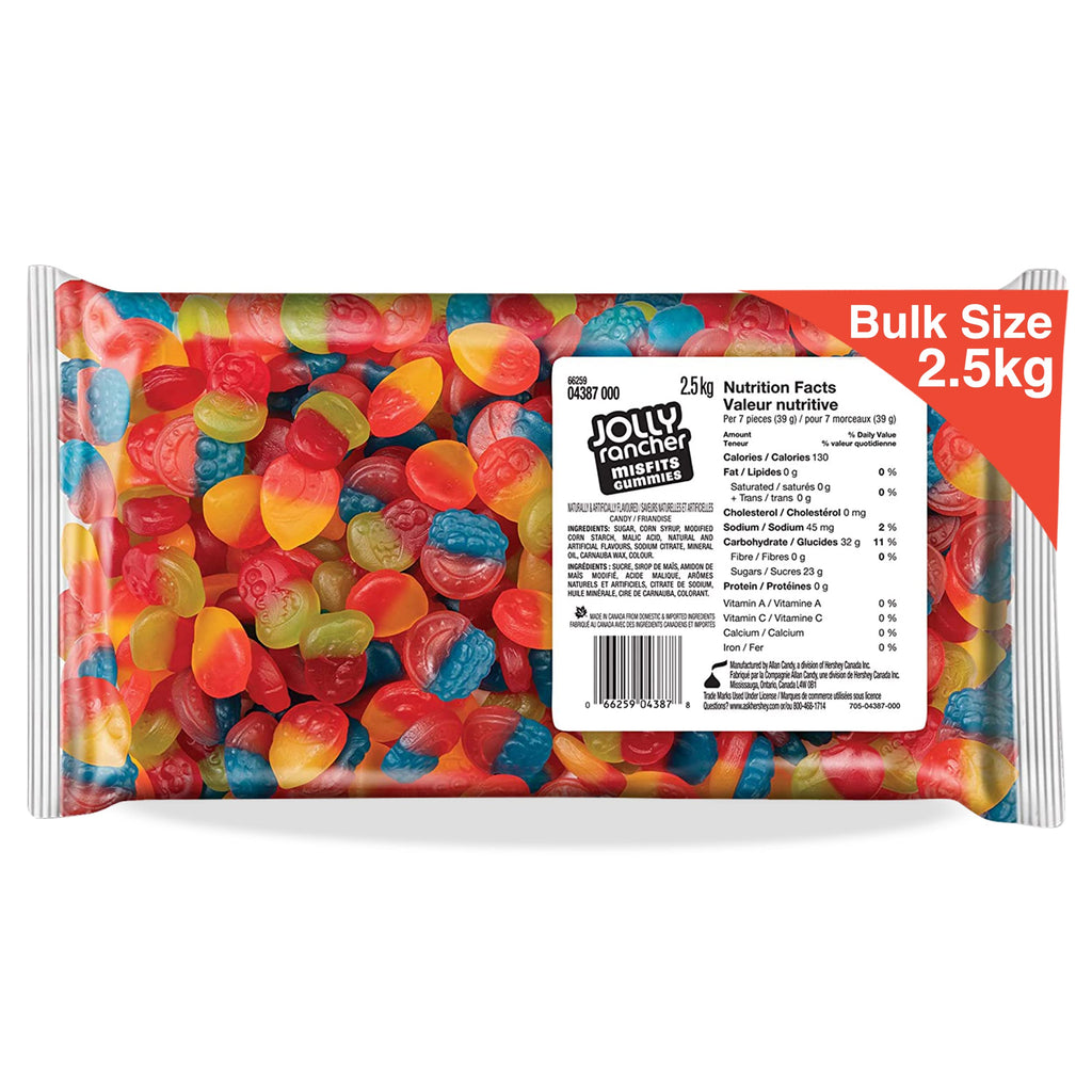 Jolly Rancher 2-in-1 Fruity Gummies, 2.5kg/5.5 lbs. Bulk Bag