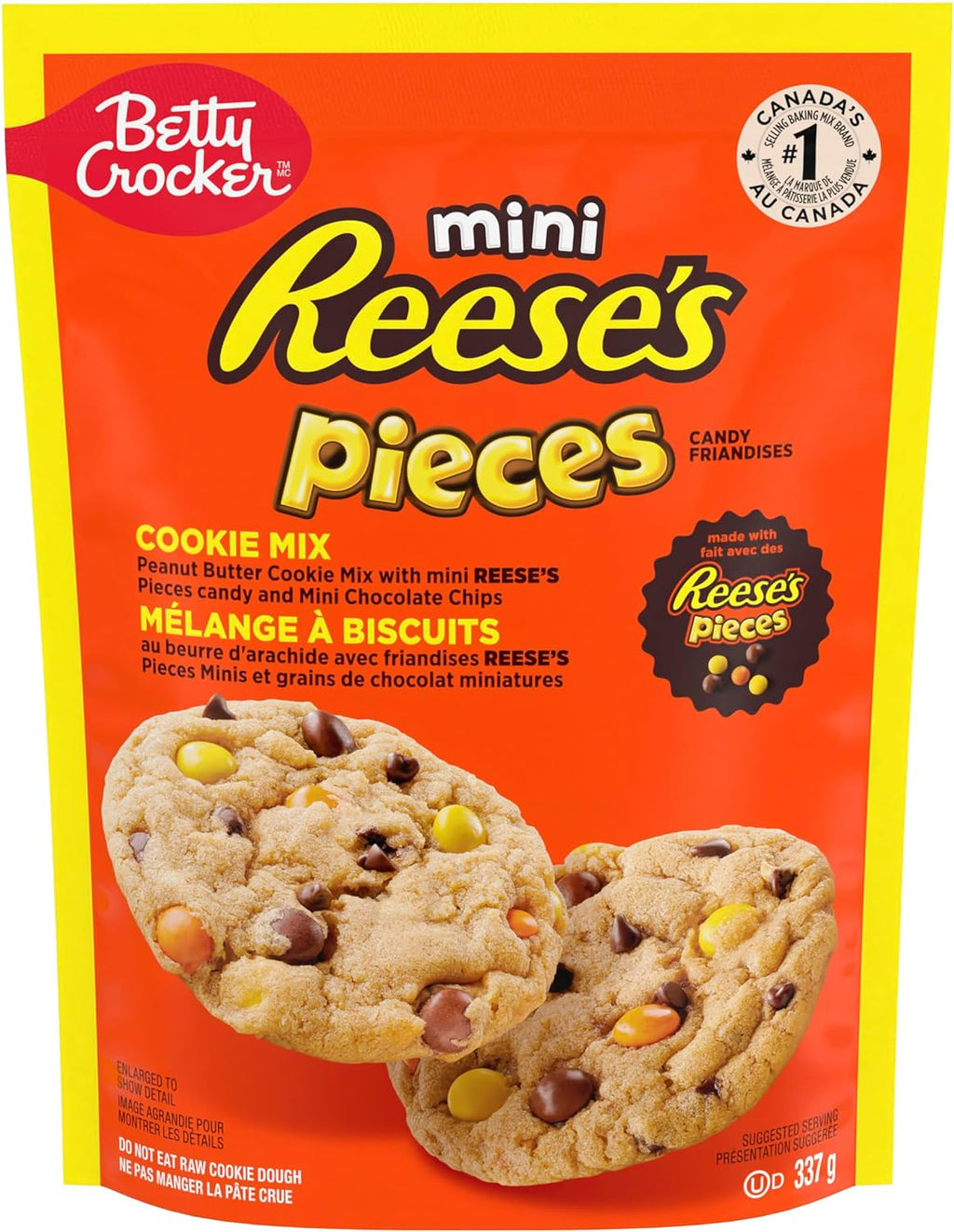 Betty Crocker Mini Reese's Pieces Cookie Mix, 337g/11.8 oz.