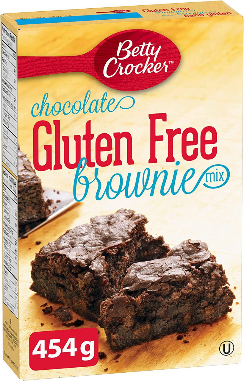 Betty Crocker Chocolate Gluten Free Brownie Mix, 454g/16 oz. Box {Imported from Canada}
