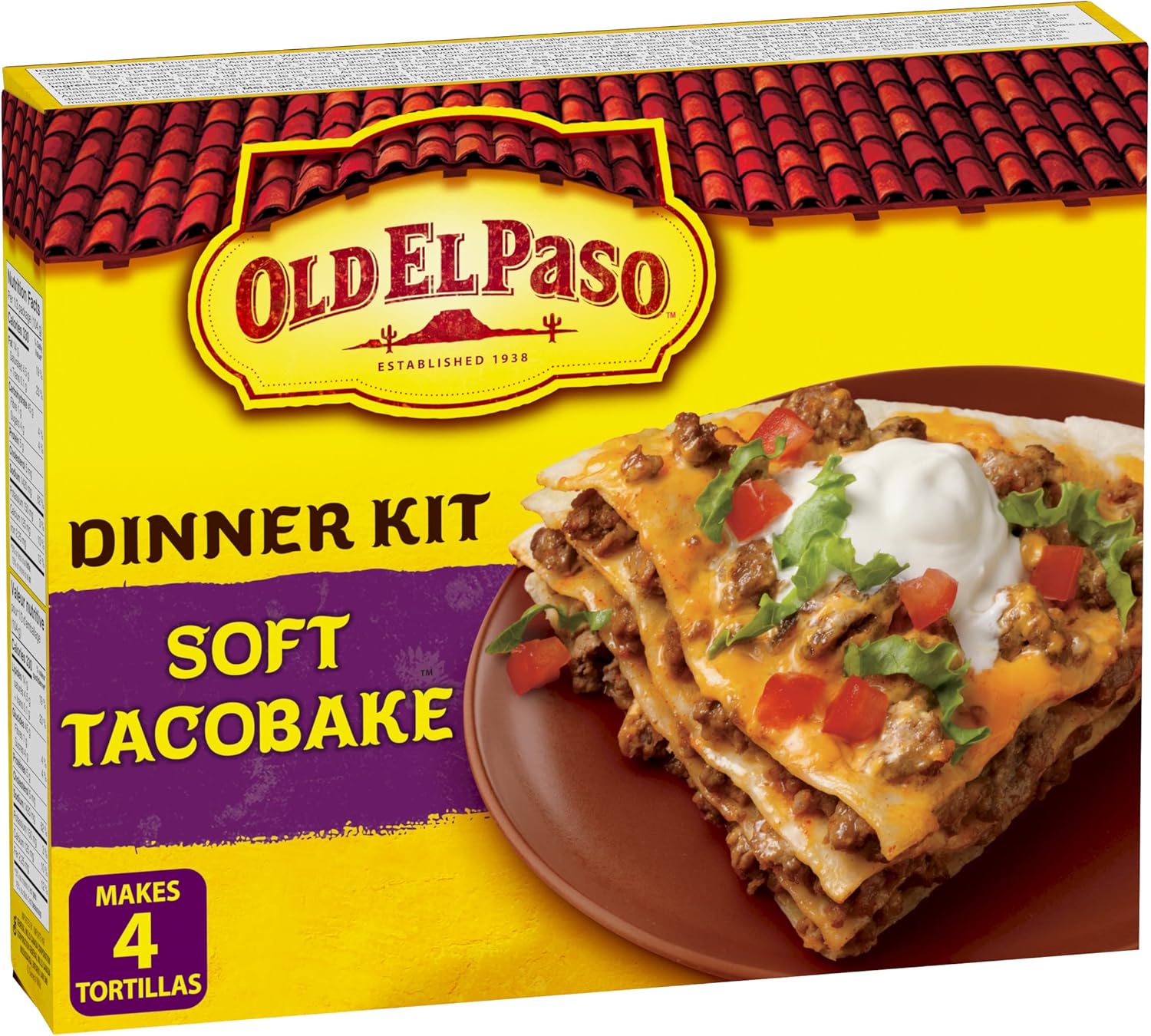 Old El Paso Soft Taco Bake Dinner Kit – 312g / 11oz - Front
