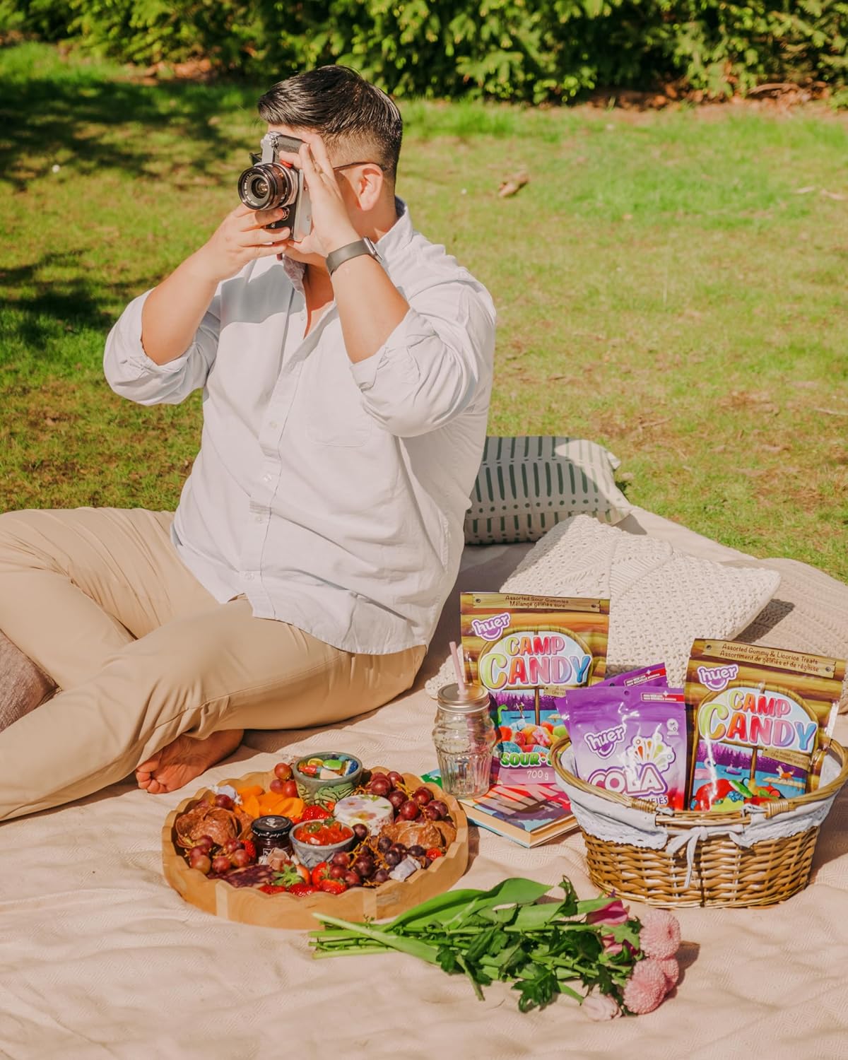 Huer Camp Candy Sour Gummies, 700g/25 oz - Huer Gummies 