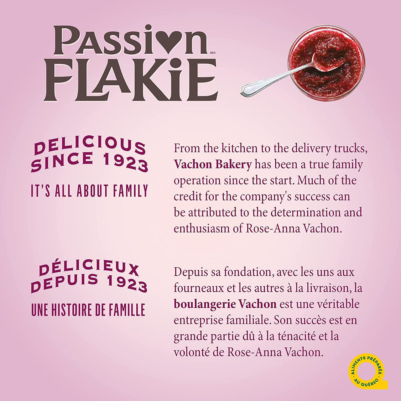 Vachon Passion Flakie Pastries Three Fruits 305g/10.8oz,  {Imported from Canada}