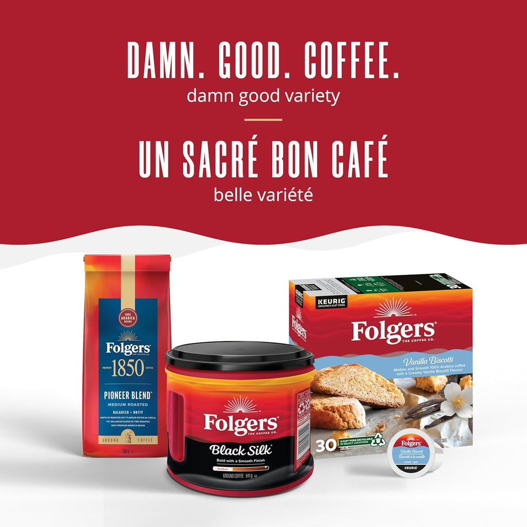 Folgers, 1850 Midnight Gold, Whole Bean Coffee, 340g/12oz. -  A Variety Of Folgers Coffees