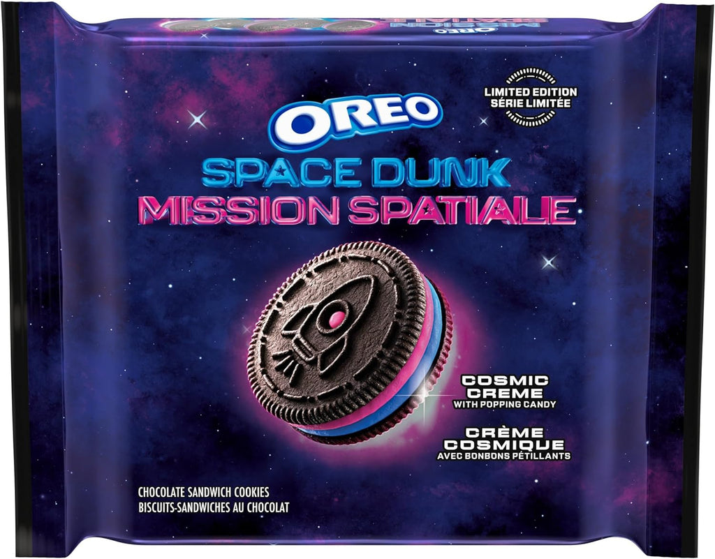 Oreo Space Dunk Cookies, Cosmic Creme with Popping Candy, 303g/10 oz. Box {Imported from Canada}