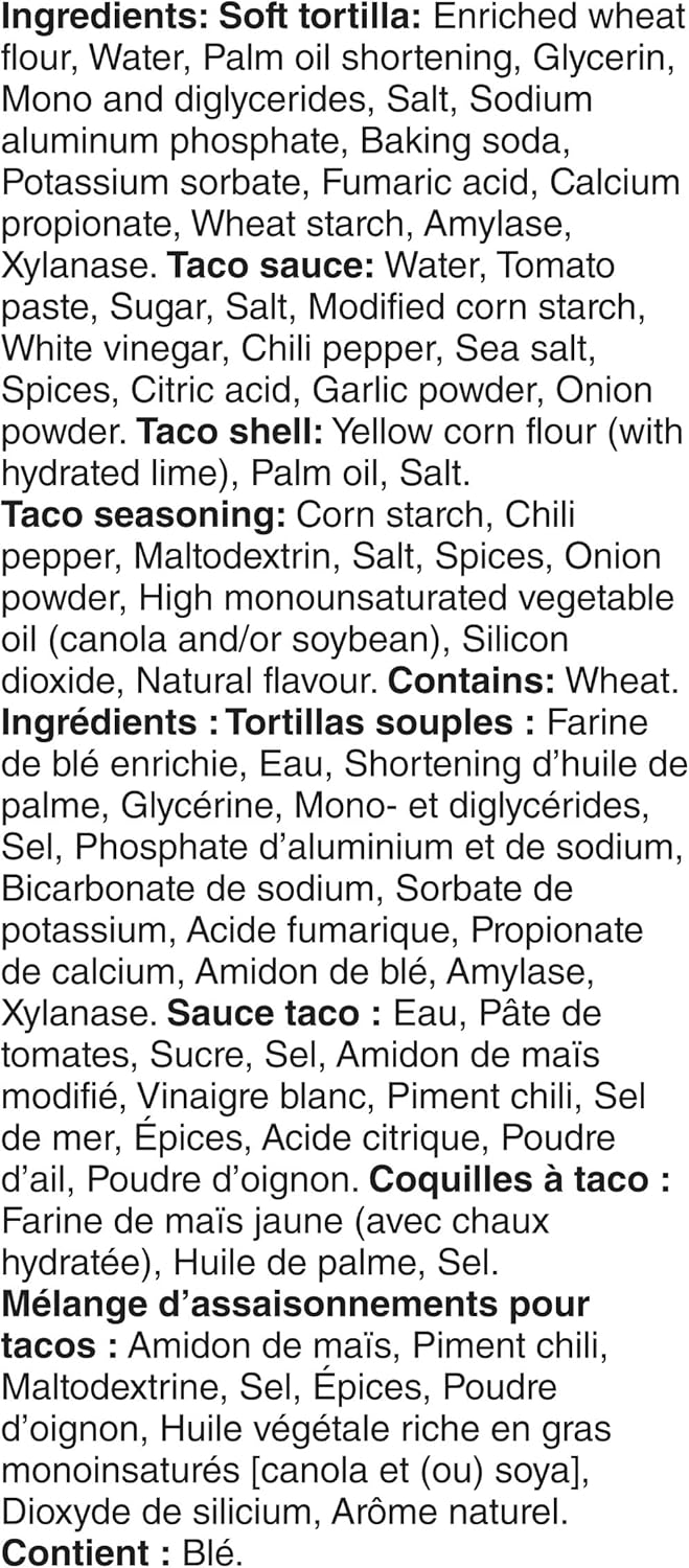 Old El Paso Hard and Soft Taco Kit, 12ct, 340g