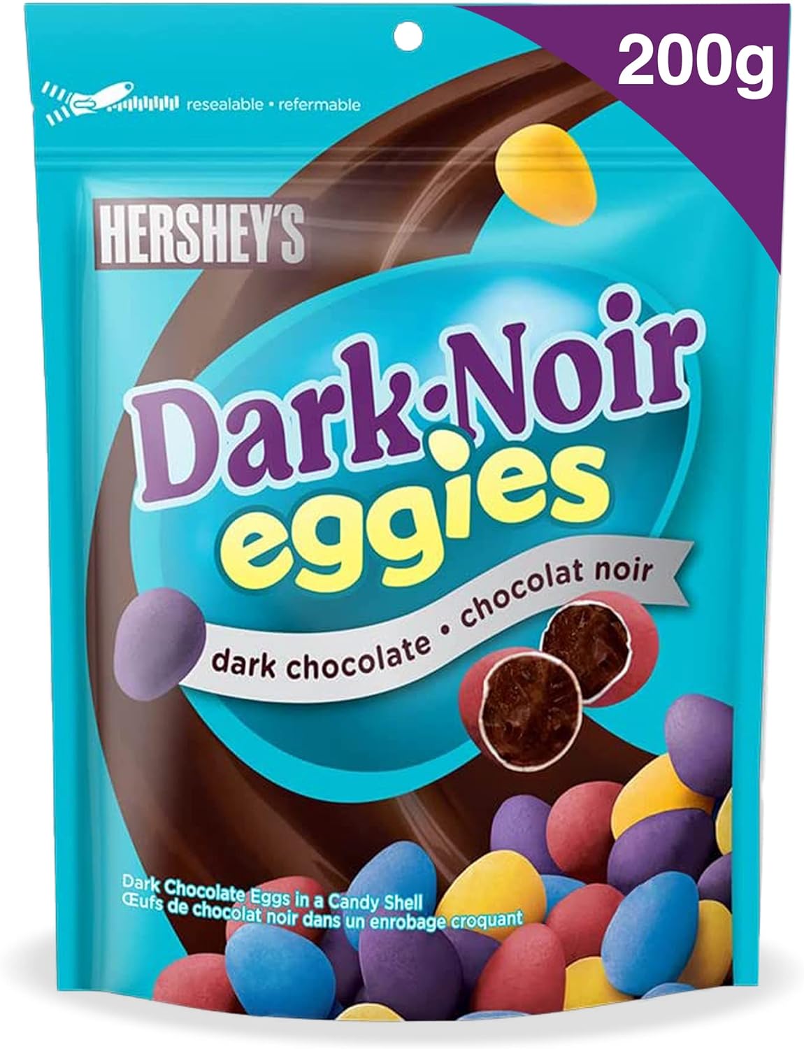 Hershey's Dark Chocolate Eggies, 200g/7 oz. Bag