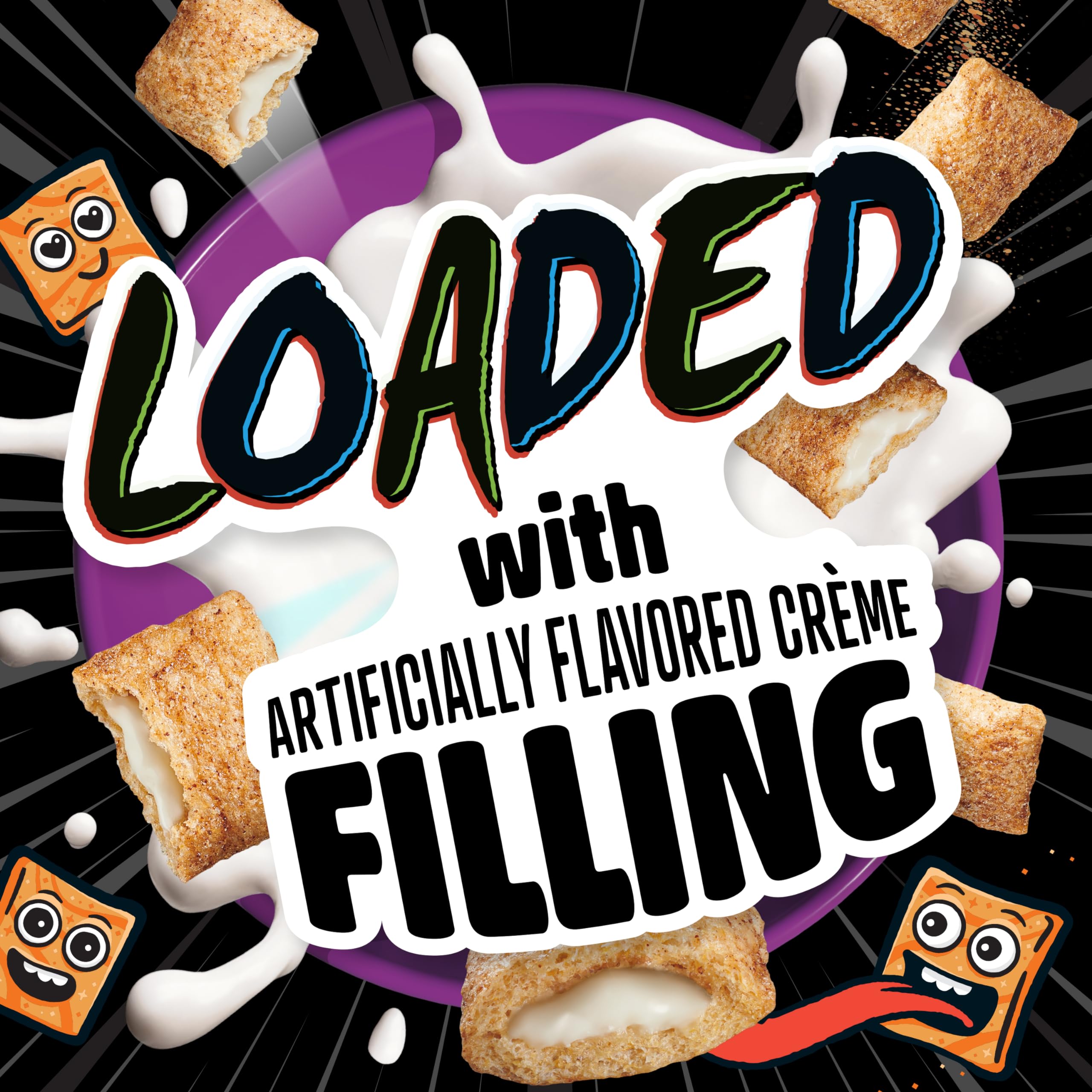 Cinnamon Toast Crunch Cereal Loaded With Vanilla Creme Filling, 368g/12.9 oz