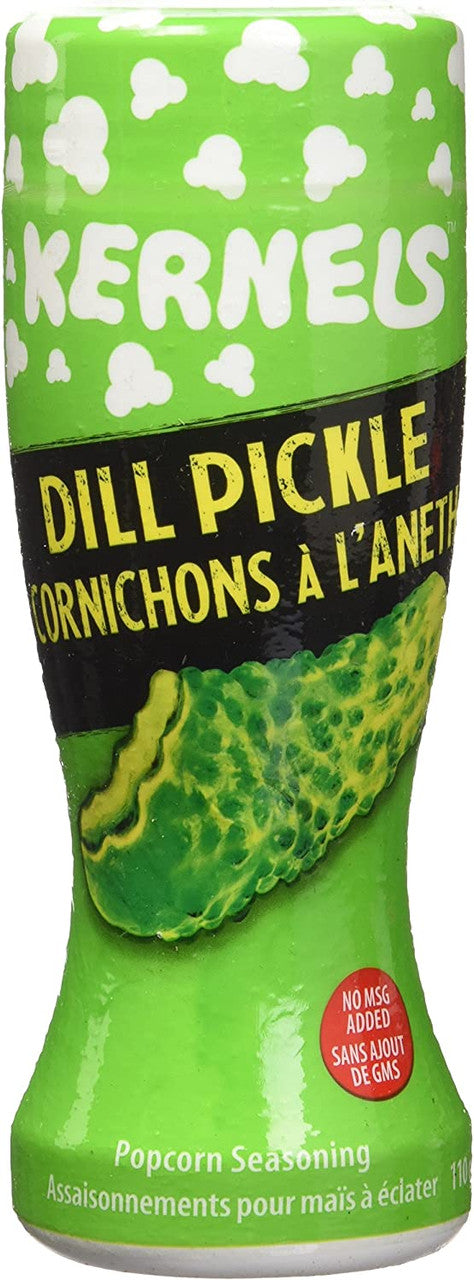 Kernels Dill Pickle Popcorn Seasoning, 110g (2 Pack) (Imported from Canada)
