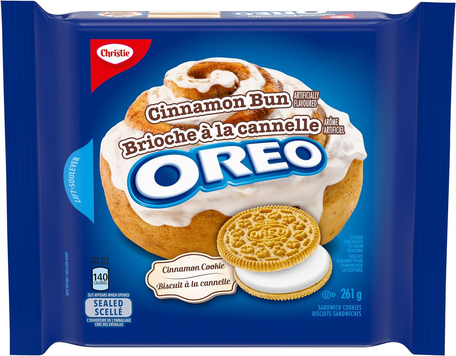 Christie Cinnamon Bun Oreo Cookie, 261g/9 oz.